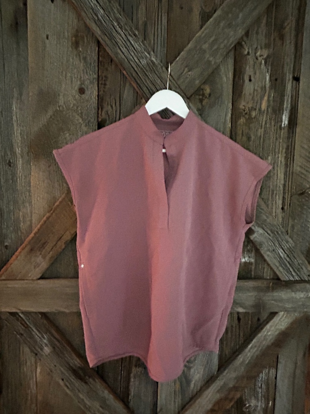 Figs Rafaela SCRUBS PINK medical team SHIRT top XXS MINERAL MAUVE 2221